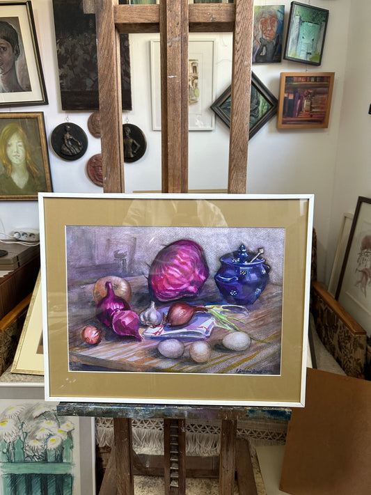 Natură statică cu sfeclă roșie