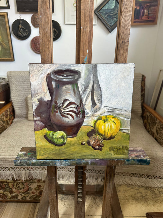 Natură statică cu gutuie