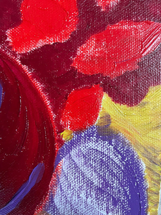 Dimineață de vară în grădina cu trandafiri