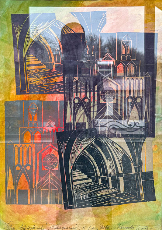 Colecția ,,Arhitecturi linogravate"