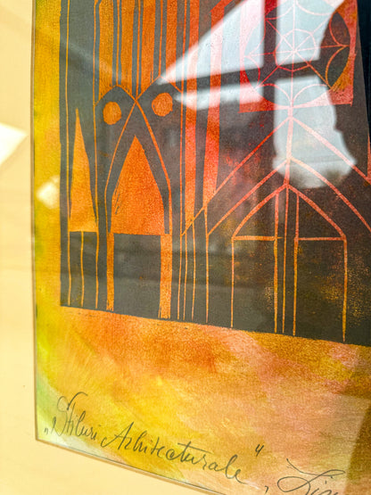 Colecția ,,Arhitecturi linogravate"