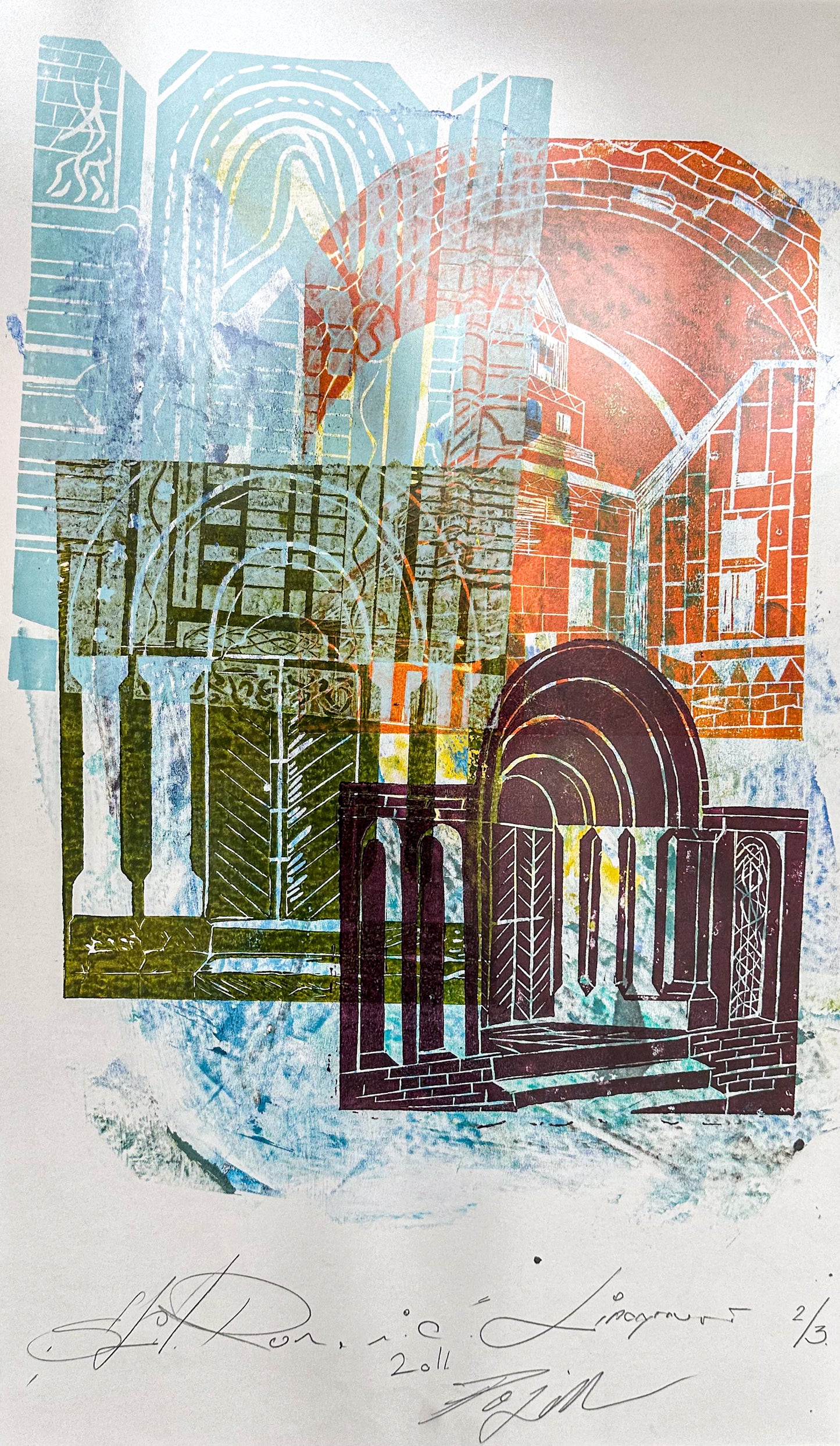 Colecția ,,Arhitecturi linogravate"